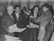 Altes Foto der COM von 1959 in Udine, Italien