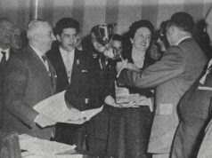 Altes Foto der COM von 1959 in Udine, Italien